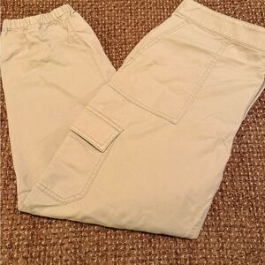 J. Crew Tan Cargo Pants Sturdy Cotton Utility